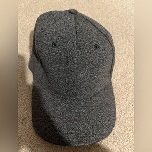 dark grey lululemon hat (women’s hats but is adjustable so could be unisex)
